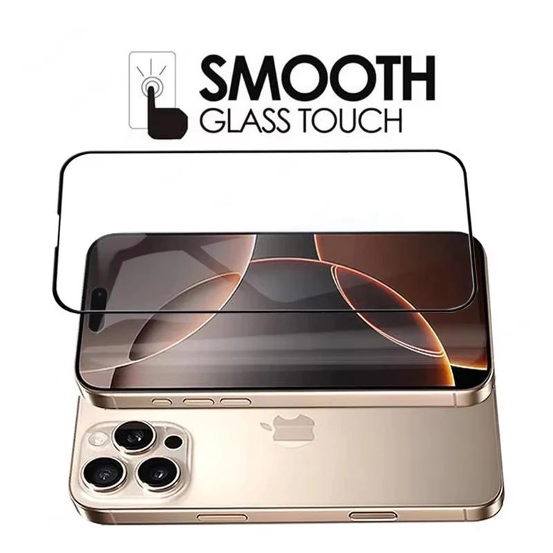 5 шт. закаленное стекло для iPhone 16 14 13 12 11 15 Pro Max защитное стекло для iPhone 13 Mini XR X XS MAX 8 Plus защитное стекло