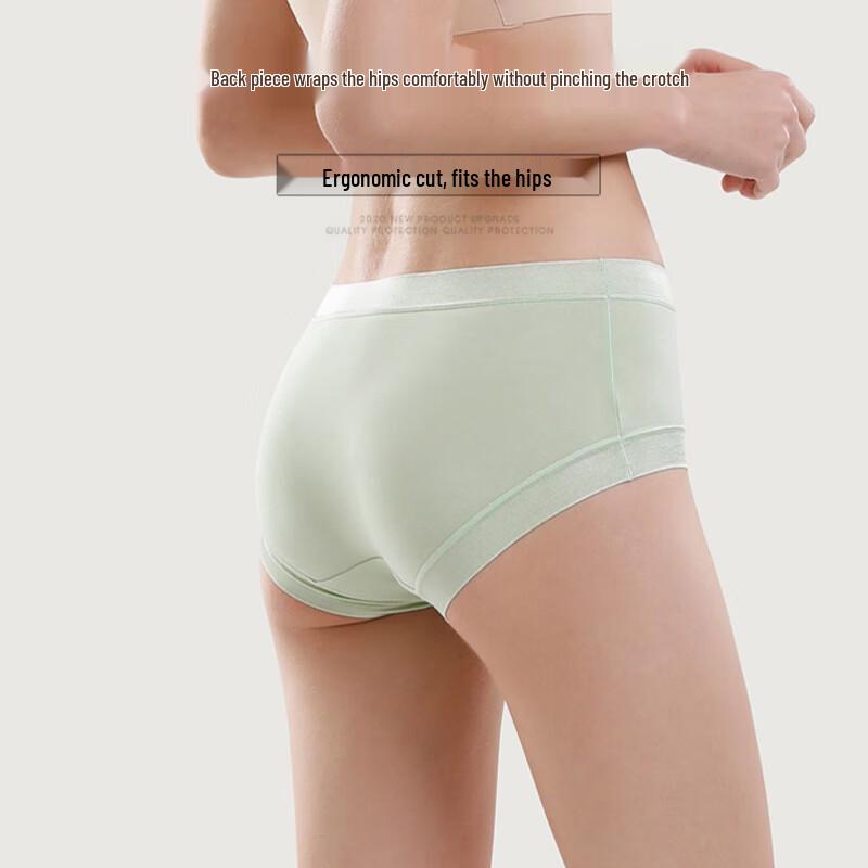 LANGSHA Женские бесшовные трусы-слипы из модала со средней посадкой (4-Pack)