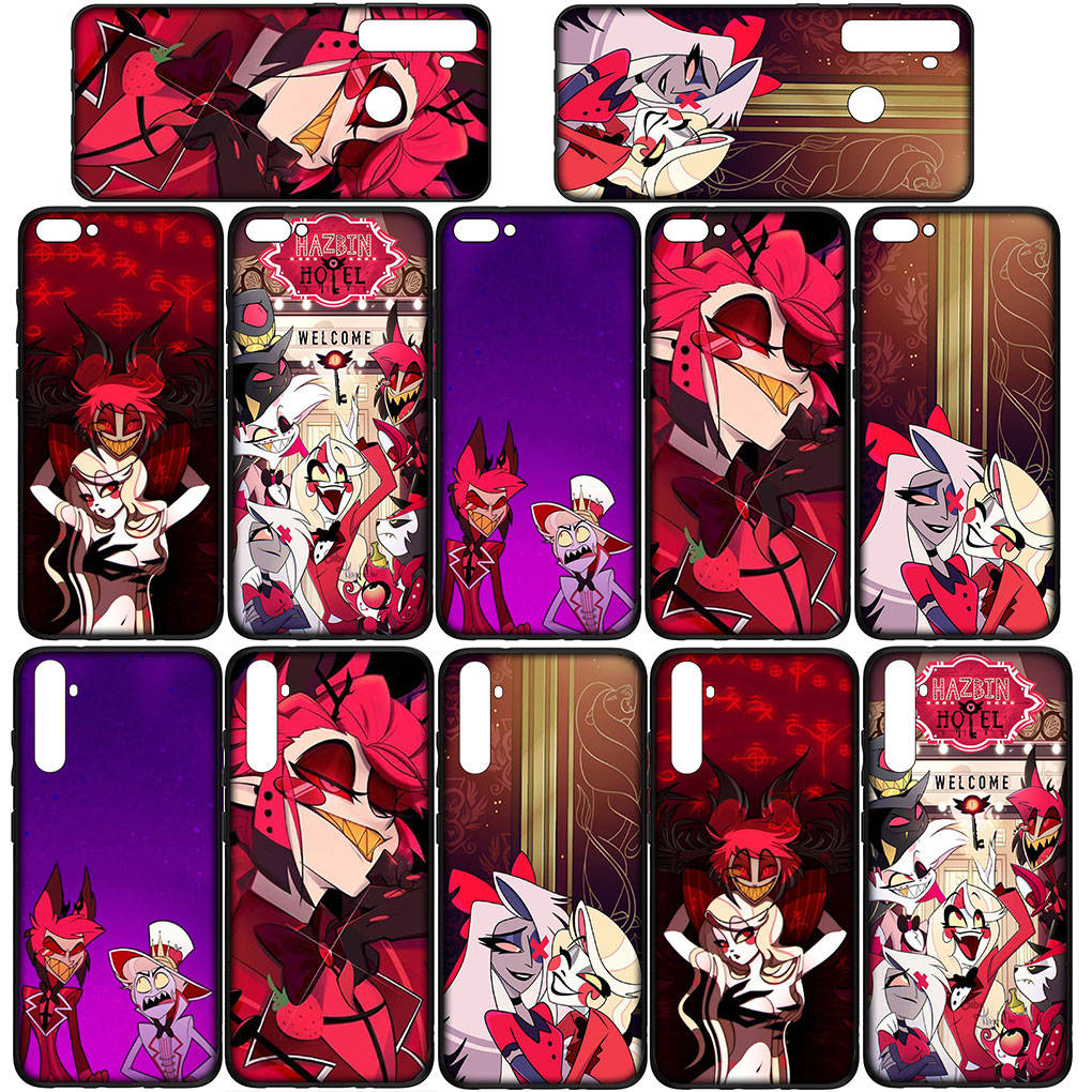 Для iPhone 16 15 Xiaomi Redmi Note 14 13 12 11 Pro Max 16e Samsung Galaxy S25 S24 S23 Moto OPPO Huawei Hazbins Hotels Charile Angel Alastor чехол для телефона