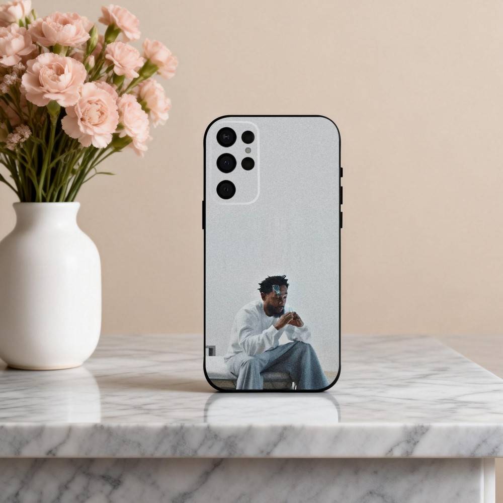 К-Кендрик-К Рэпер Л-Лэмар-Р Чехол для телефона Samsung S25,24,23,22,30,21,10,9,Ultra,Plus,Lite,FE,4,5 G Мягкий черный чехол