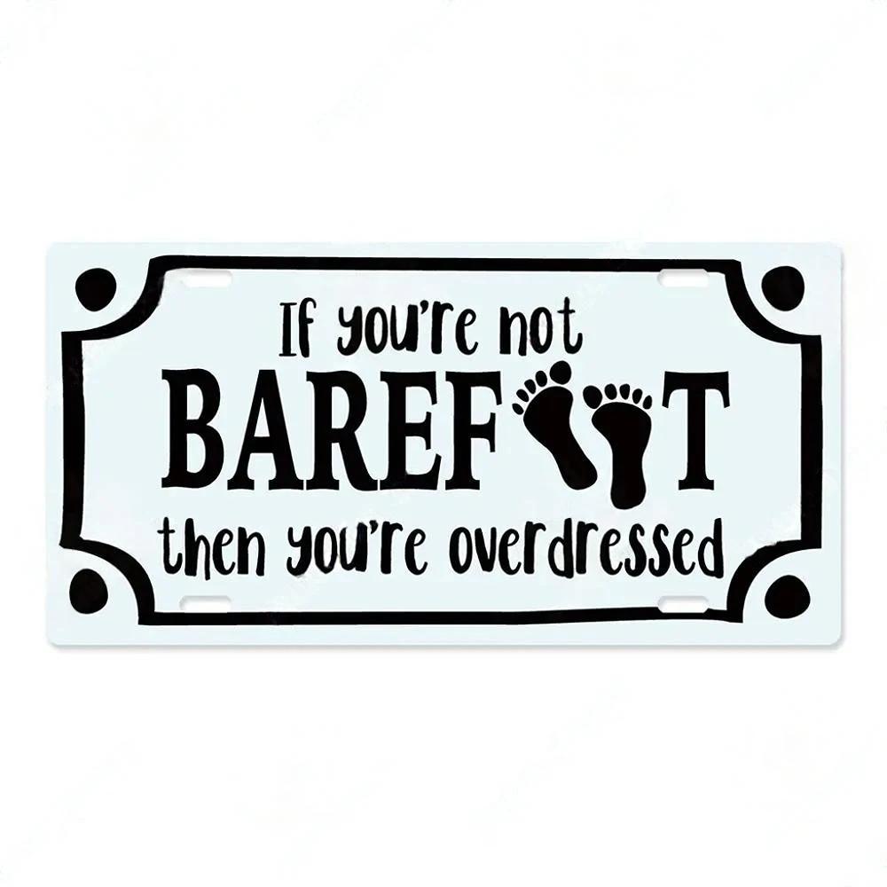 Летний пляж Ретро Жестяная табличка Номерной знак Табличка Металлическая Винтажный плакат для Паба Бара Серфинг