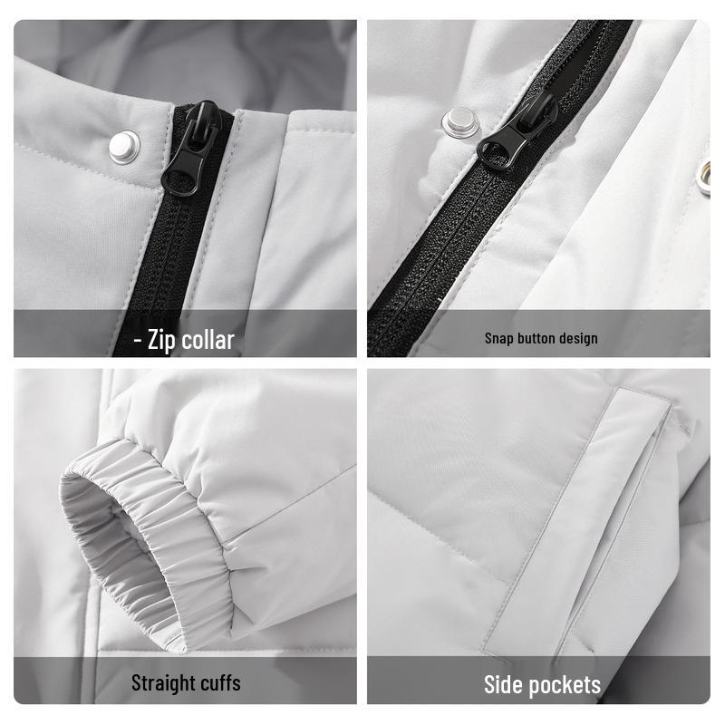 MINISO Мужская куртка-пуховик с капюшоном в американском повседневном стиле