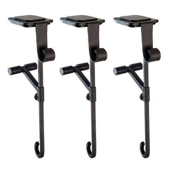 2-in-1 Fireplace Stocking And Garland Hanger Adjustable Heavy Duty Wreath Hanger No Drilling Mantel Stocking Holder for Christmas Decoration