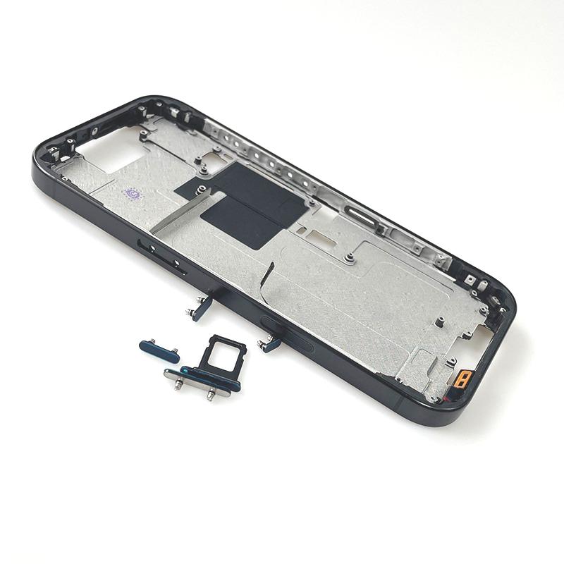 For iPhone 16 Pro Middle Frame Bezel Housing Side Button Chassis Repair Replacement Parts