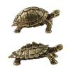 Статуя черепахи, украшение для ландшафта, медная волшебная садовая черепаха, бронзовое украшение для офиса, домашнего подарка, рабочего стола