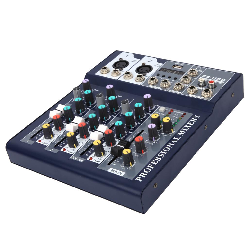 Профессиональный звукорежиссер 4?Консоль микширования каналов с Bluetooth