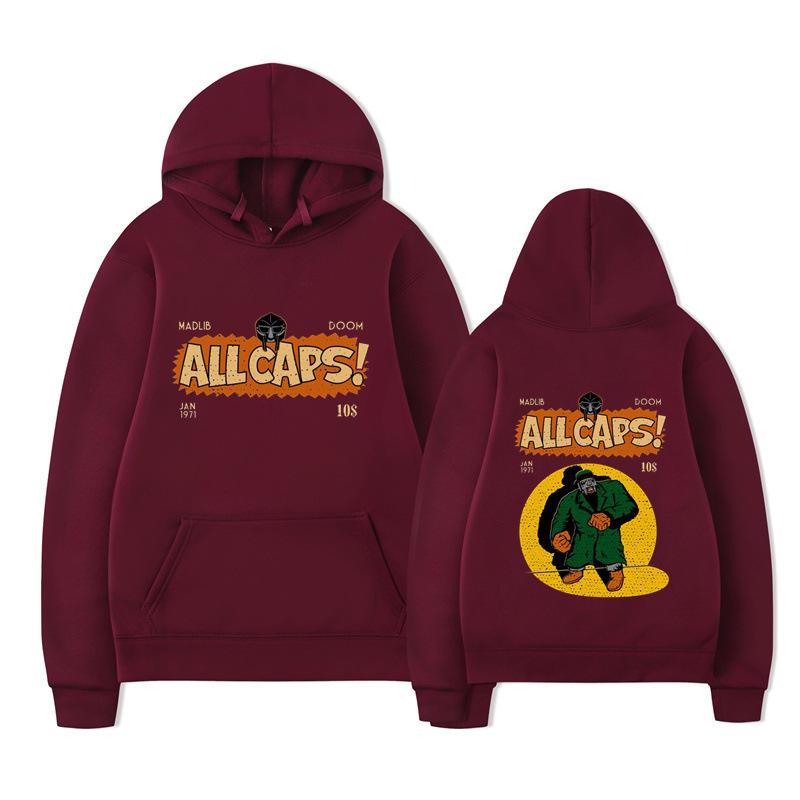 Madlib Doom Hoodies Pullover Singer Madvillain Mf Doom