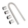 Radiator Flexible Coolant Water Hose Kit with Cap Clamp Stainless Steel 48 Inch Universal Engine Cooling Water Hose Kit