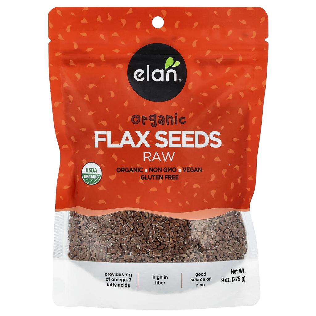 Organic Flaxseed, Raw, 275G(9Oz)