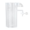 Fish Food Feeder Tube Transparent Acrylic Floating Food Feeding Fish Tank Feeding Tube for Aquarium