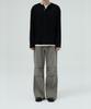 OX STUDIOS Moment Henley Neck Long Sleeve (Black)