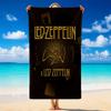 Пляжное полотенце из микрофибры с принтом Led Zeppelin Песок?Прочное Легкое Полотенце для Плавания, Уличных Путешествий