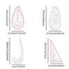 Clear Metric Sewing Ruler Set, Plastic Sew French Curve Ruler for Designers, Pattern Maker, Sewing Templates