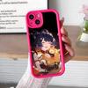Game GI Xiangling Thicken TPU Mobile Phone Case for iPhone 17 16 15 14 13 12 11 Air Pro Max Plus Colorful Cover