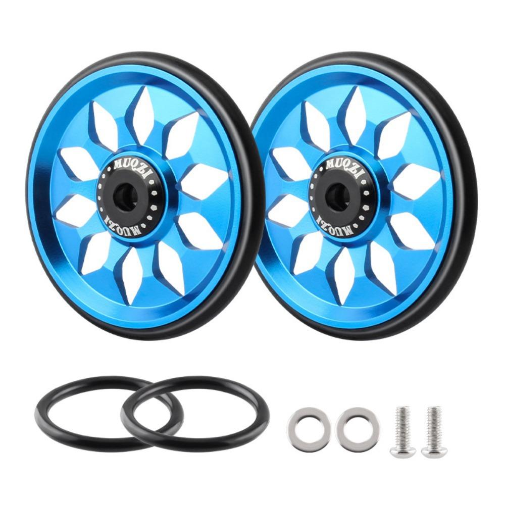 Replacement Bicycle Easywheel 60mm Bike Auxiliary Wheels Bike Easy Wheels Rear Rack