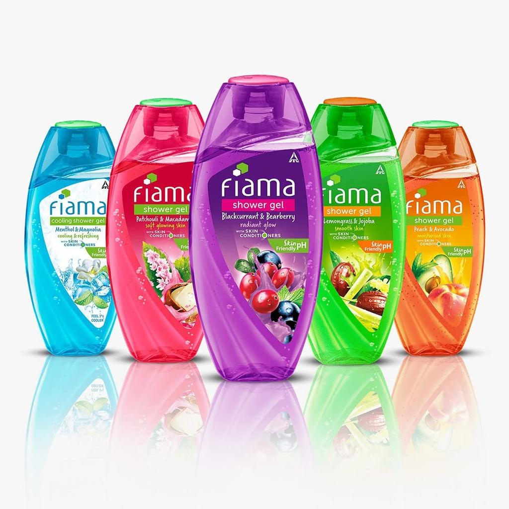 Гель для душа Fiama Body Wash Пачули и Макадамия 250 мл Упаковка из 1 шт. Мягкая сияющая кожа для женщин и мужчин