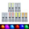T10 Car Turn Light 6LED Signal Light Day Reading Bulb License Plate Driving Super Bright Light Running Motorcycle DC12V 24V