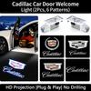 AAQM1 2Pcs HD Projector Car Door Welcome Light Cadillac Courtesy Lamp For CT4 CT5 XT4 XT5 XT6 ATS CTS XTS Auto Exterior Accessories