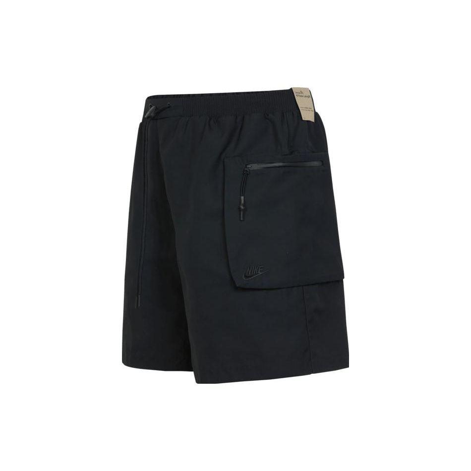 Nike Тканые шорты-карго с однотонным логотипом, мужские брюки, черные FB7529-010