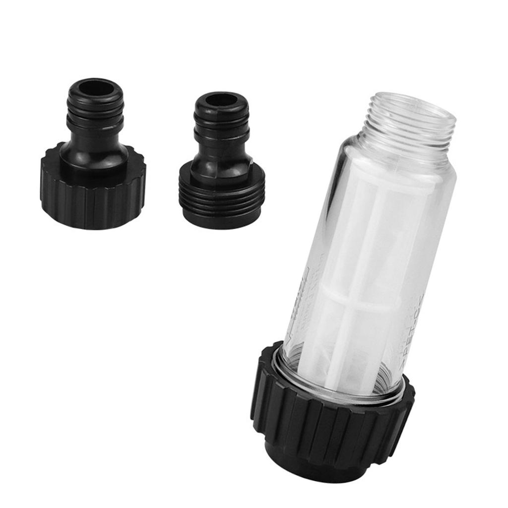 High Pressure Washer Water Filters G3/4" Thread Quick Connector Car Washing Machine Water Filters Garden Hose Filter