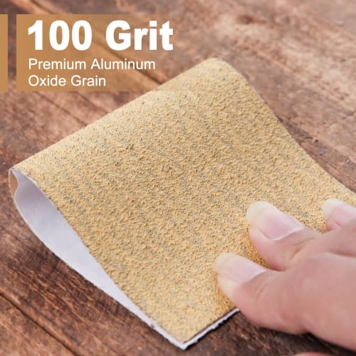 LEONTOOL Sandpaper Roll, 100 Grit, 70mm Wide X 18m Long, Self-Adhesive Sandpaper Roll, Yellow Sandpaper Roll, PSA Roll, Sanding Disc, Gauze Roll, Fine