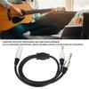 1.6ft 6.35mm Female to 2 Male Cable Plug and Play Speaker Y Extension Cable  Audio Equipment