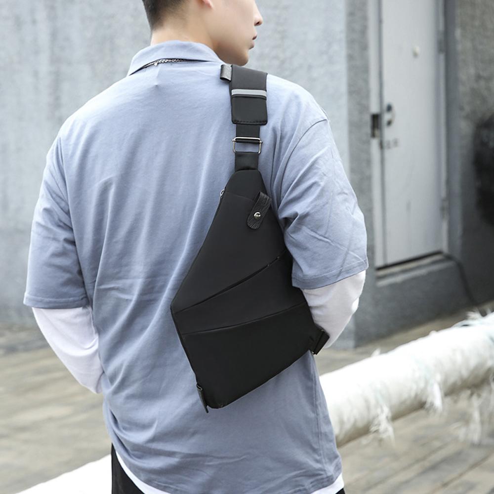 Shoulder Bag Chest Bag for Men / Women Lightweight Multi-functional Travel Sling Bag Scientific