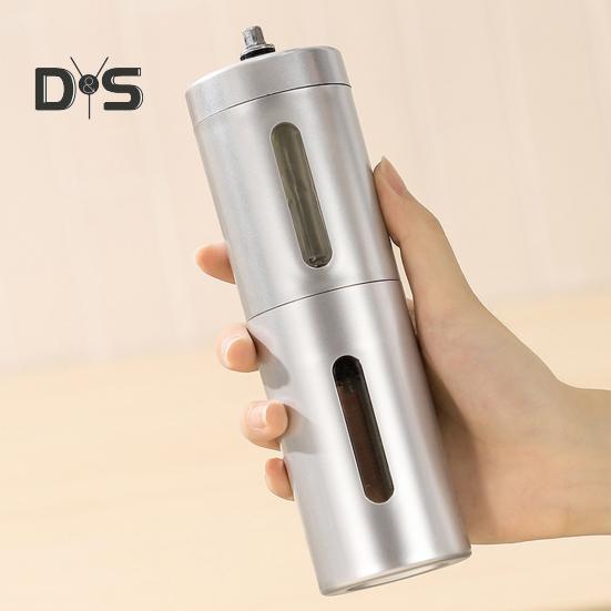 Кофемолка из нержавеющей стали с ручным приводом, регулируемая толщина, ручной шлифовальный инструмент для кофейных зерен, орехов, специй