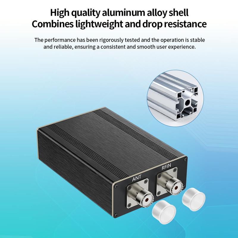 ATU-100 Pro+ Automatic Antenna Tuner 1.8MHz-55MHz 0.96Inch Display Atu100 Assembled with Metal Shell Recharbable Battery