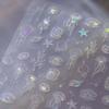 Sea Jellyfish Jelly Ocean Nail Decals Conch Star Ocean Nail Decorations  Lady/Girls