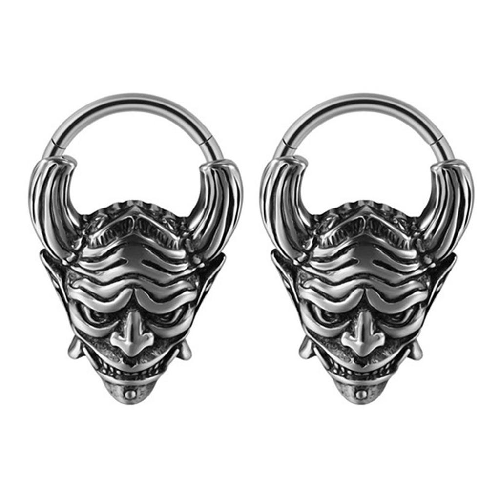 Набор из 2 колец для носа с изображением животных, кольца для носа, серьги для носа из нержавеющей стали, модные украшения для ушей на любой случай