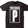 Мужская футболка с логотипом Portishead Черная унисекс футболка