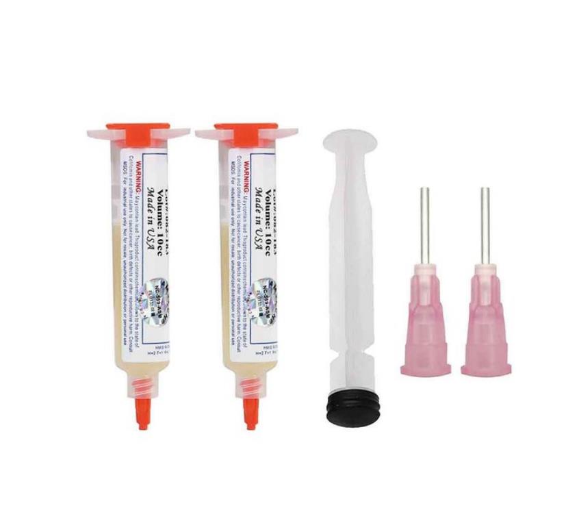 2023 Оригинальный флюс NC-559-ASM BGA PCB Не требующая очистки паяльная паста Сварочная усовершенствованная масляная флюсовая смазка 10cc Инструменты для ремонта пайки