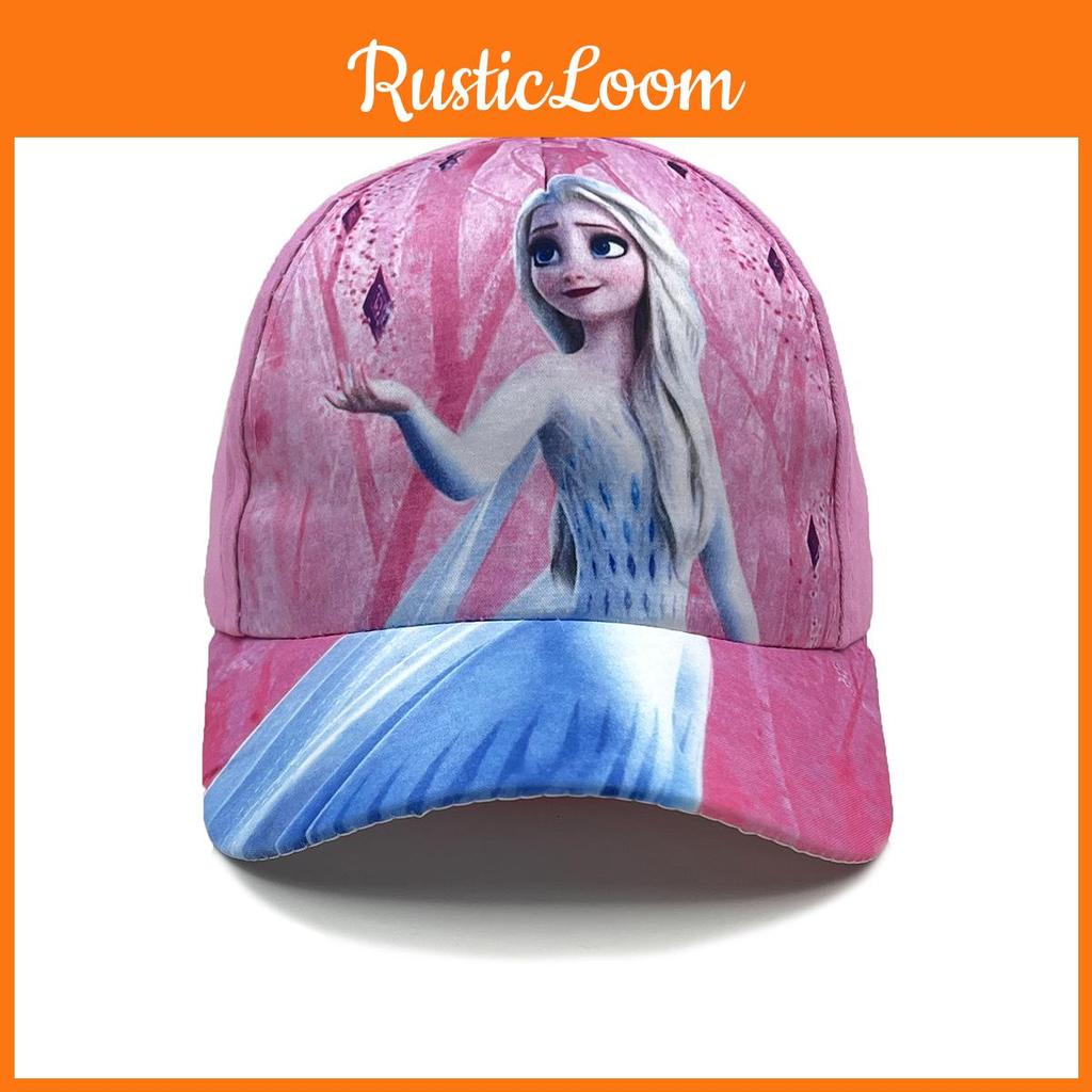 Baseball Character Frozen Hat With Breathable Polyester Material Protection Sun
