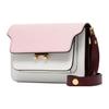 Marni Boxy Three-Color Leather Shoulder Bag Women Bags White SBMPS01U15LV520