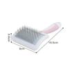 Stainless Steel Pet Hair Removal Comb Slicker Brush Anti Static Undercoat Removal Dual Sided Ergonomic Green Handle Long Hair Do