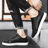 Модные мужские кроссовки Rivet Shoes Street White Low-cut Casual Sneakers Men Trendy Leather Outdoor Men's Skateboard Shoes tenis masculino