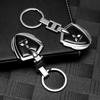 cyhk7 3D Metal Key Rings Car Logo Emblems Keychain Accessories For Mitsubishi 9 Ralliart X ASX L200 Colt Outlander Pajero Cross Triton