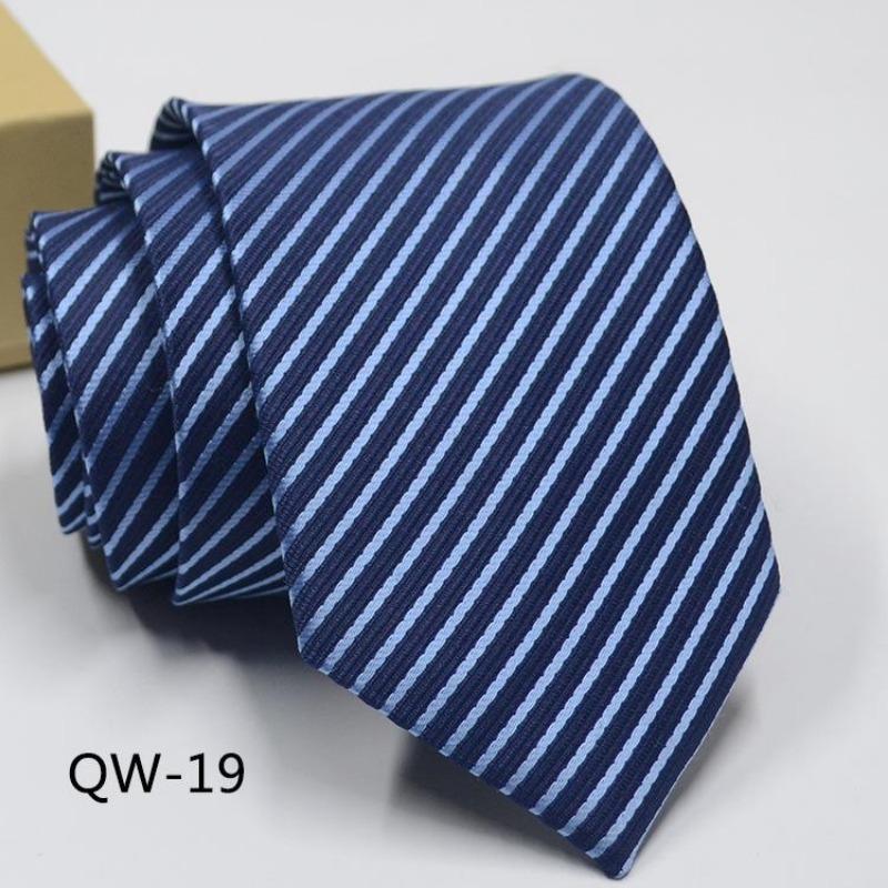 Мужское Платье Деловой Повседневный Профессиональный Жених Свадьба Лучший Муж С Полосатым Жаккардом Изысканный Джентльмен Мужской Премиальный Галстук