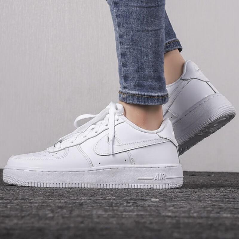 Nike Кроссовки Air Force 1 Low Swoosh Pack All-Star Белые 2018 GS 314192-117