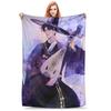 K-pop Аниме Охотники на демонов Мягкое одеяло для девочек и мальчиков Плюшевый плед с рисунком Диван Кресло Фланелевое покрывало Покрывало для дивана-кровати