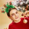 Тема Рождество Сверкающий Олень Головной убор Санта Клауса Головной убор на конец года Вечеринка