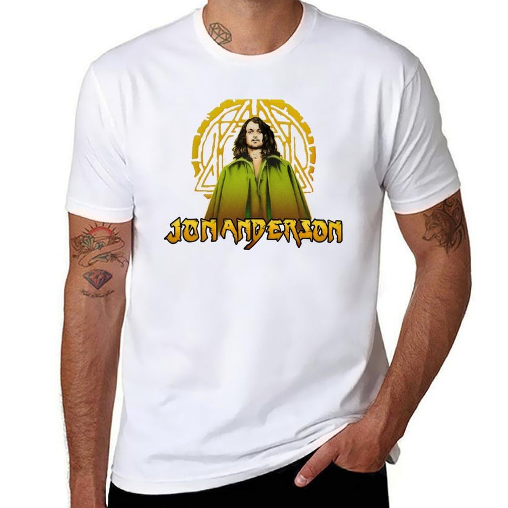 Jon Anderson Olias Tshirt Art Pattern Printed Casual Top