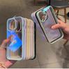 Роскошный Прозрачный Чехол-Бампер Конфетного Цвета для iPhone 17 16 15 14 13 12 11 Pro Max Plus Акриловая Жесткая Прозрачная Задняя Крышка Capa
