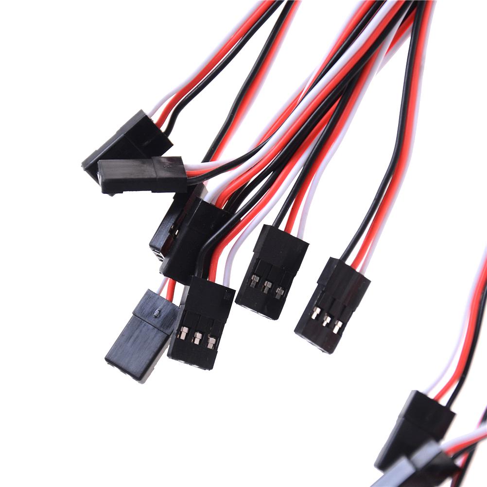 10 шт., 50 см, удлинитель для сервопривода, выводной провод Jr, 50 см, 26 Awg
