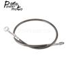 65cm 70cm 75cm Motorcycle Brake Hose Oil Tube Braided Hydraulic Brake Line Cable For Harley Softail Street Bob Standard 2018-23