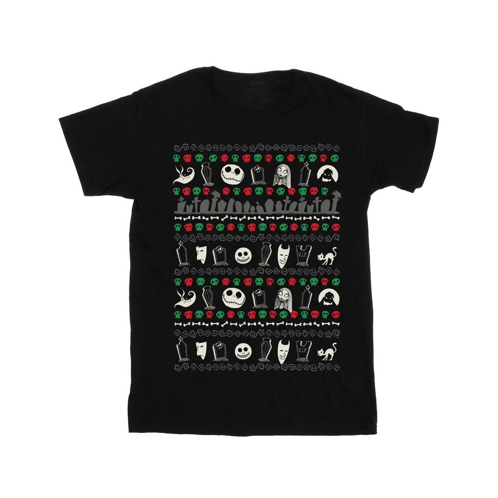 Disney Mens Nightmare Before Christmas Festive Icons T-Shirt