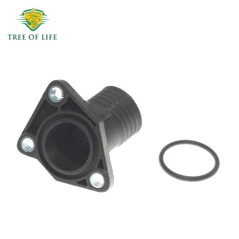 New Radiator Coolant housing Thermostat Flange Connector For BMW 5 Series E34 518i 1.8 1994 1995 1996 11 53 1 247 122