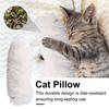 Плюшевая подушка для кошек, устойчивая к укусам, мягкая длинная подушка для домашних животных со звуковой бумагой, эмоционально успокаивающая
