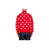 adidas x Pharrell Big Polka Dot Leather Track Top 'Red' Men's ab1618